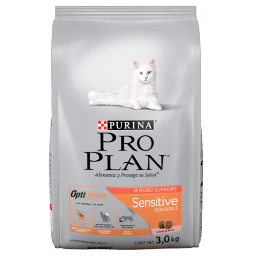 Proplan Feline Adulto Sensitive Optiderma 3 kg Proplan Feline Adulto Sensitive Optiderma 3 kg