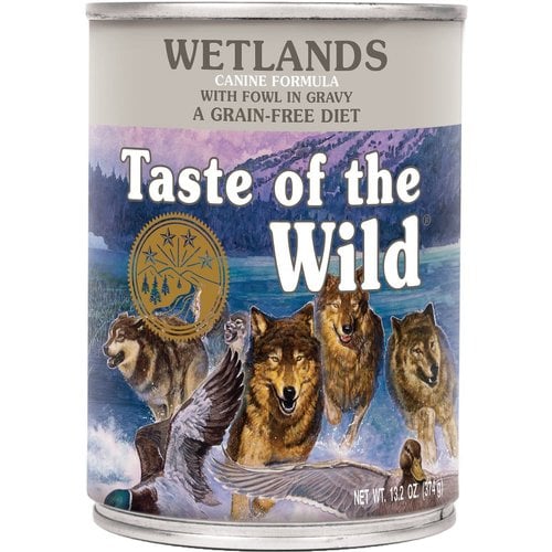 Diamond Taste Of The Wild Canine Lata Adulto Wetlands Pato Asado 374 g (13.2 oz)