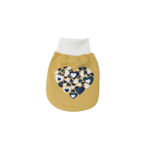 Zató Pet Chaleco Multi Corazones Mostaza Zató Pet Chaleco Multi Corazones Mostaza