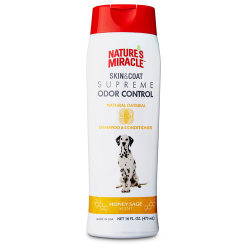 Natures Miracle Shampoo y Acondicionador de Avena Beneficio 4 en 1 - 473 ml Natures Miracle Shampoo y Acondicionador de Avena Beneficio 4 en 1 - 473 ml