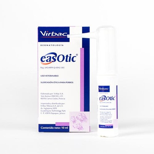 Laboratorio Virbac EasOtic Suspensión Ótica 10 ml Laboratorio Virbac EasOtic Suspensión Ótica 10 ml