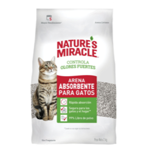 Natures Miracle Arena Absorbente Para Gatos 2 kg