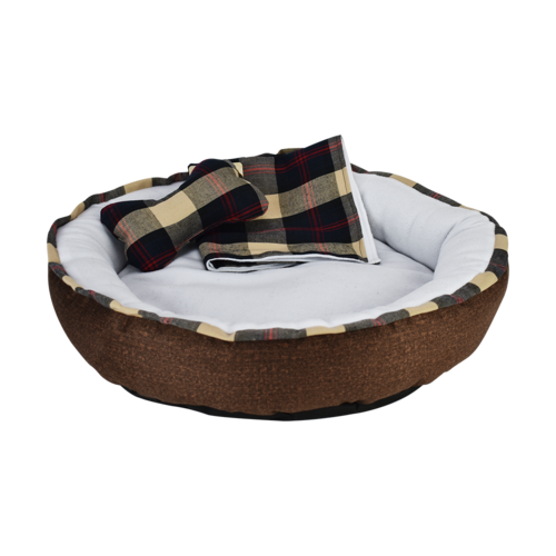 Fancy Pets Cama Blanca C/Frazada Y Juguete Fancy Pets Cama Blanca C/Frazada Y Juguete
