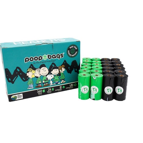Poop Bags Caja Bolsas Bolsas Biodegradables Snoopy (24 rollos -360 pza) Poop Bags Caja Bolsas Bolsas Biodegradables Snoopy (24 rollos -360 pza)