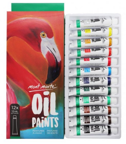 MM Oil Paint Set 12pc x 12ml