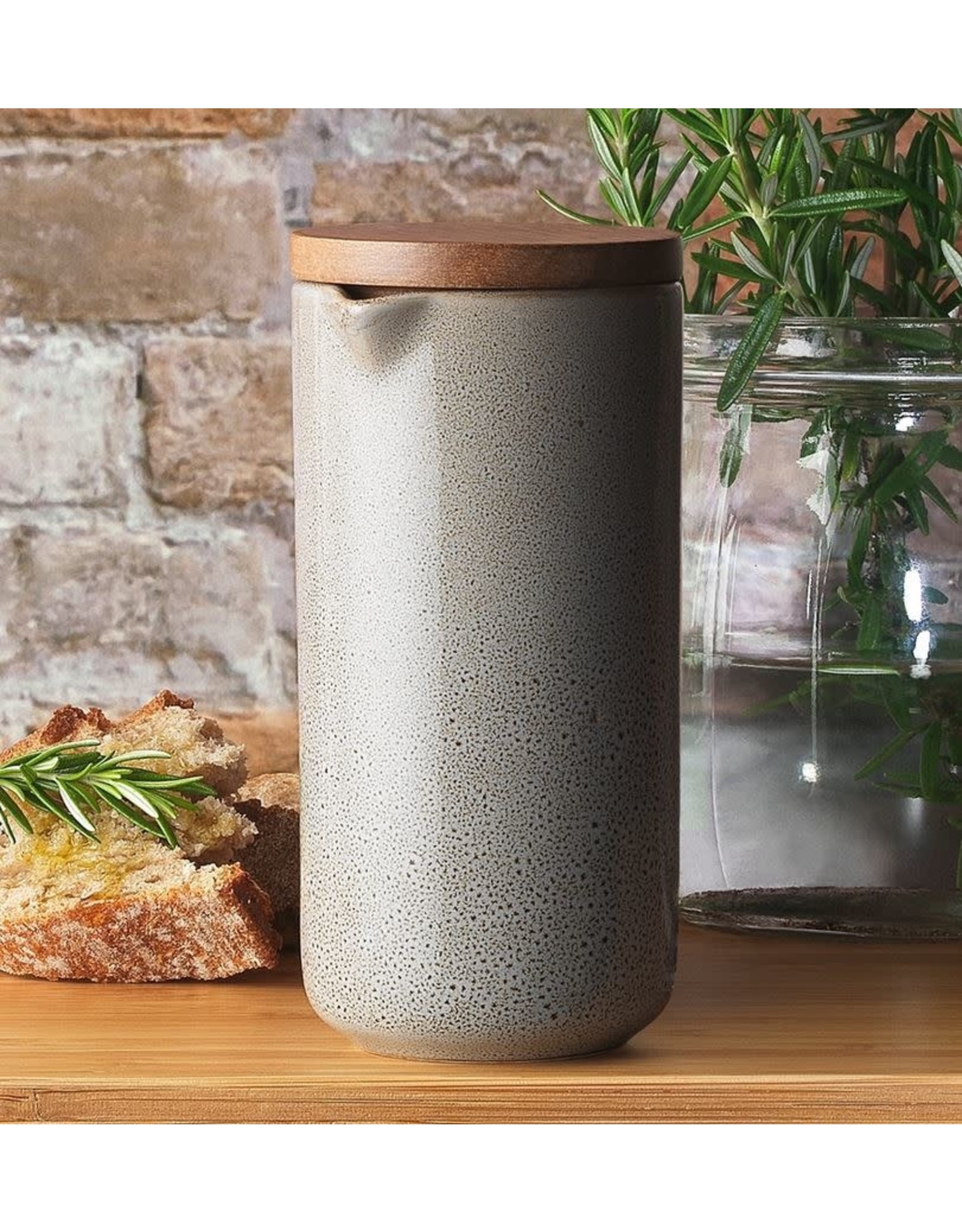 Mineral Oil/Vinegar Stoneware Bottle 250ml Log Cabin General Store