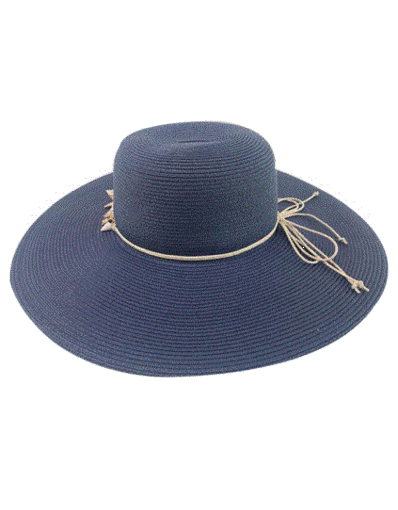 Womens Paper Braid Wide Brim Sun Hat 