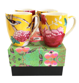 Anna Chandler Design Mug Set – Saffron Yellow