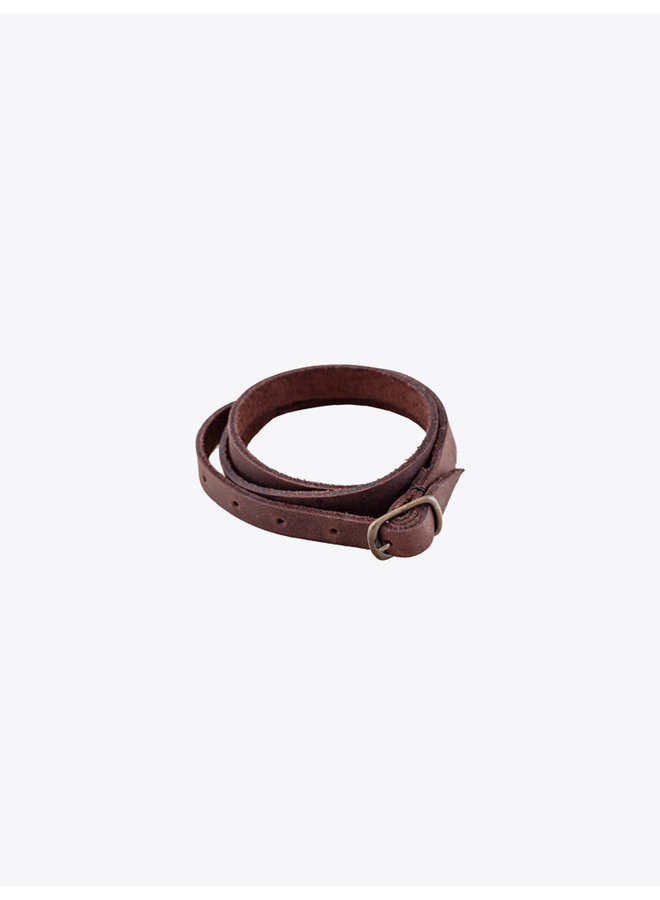 Leather Bracelet in Chocolate