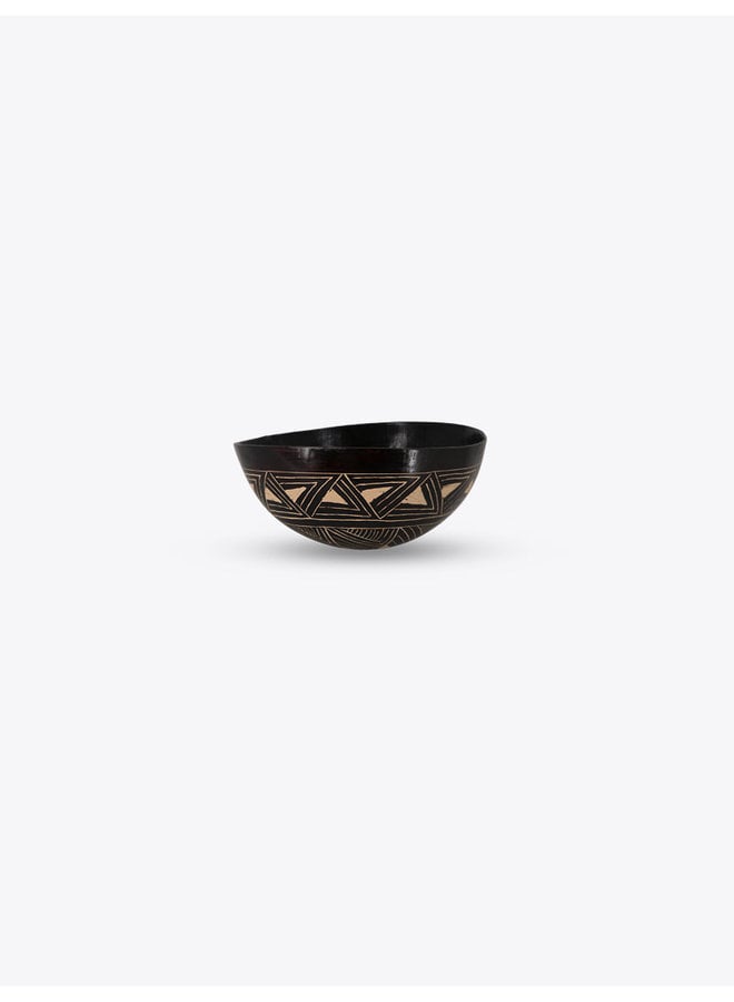 Indigenous Bowl with Triangle Motif