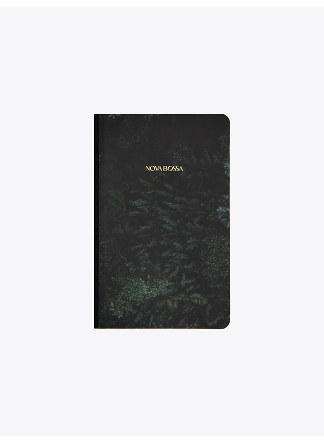 Handcrafted Soft Cover Notebook  Leaves