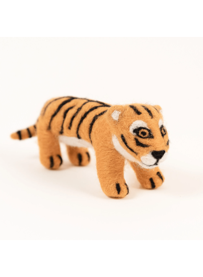 Felted Wool Tiger