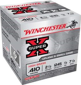 Winchester Winchester 410 Bore Ammunition Super-X High Brass 2-1/2" 1/2oz #7.5  (25 Rounds)