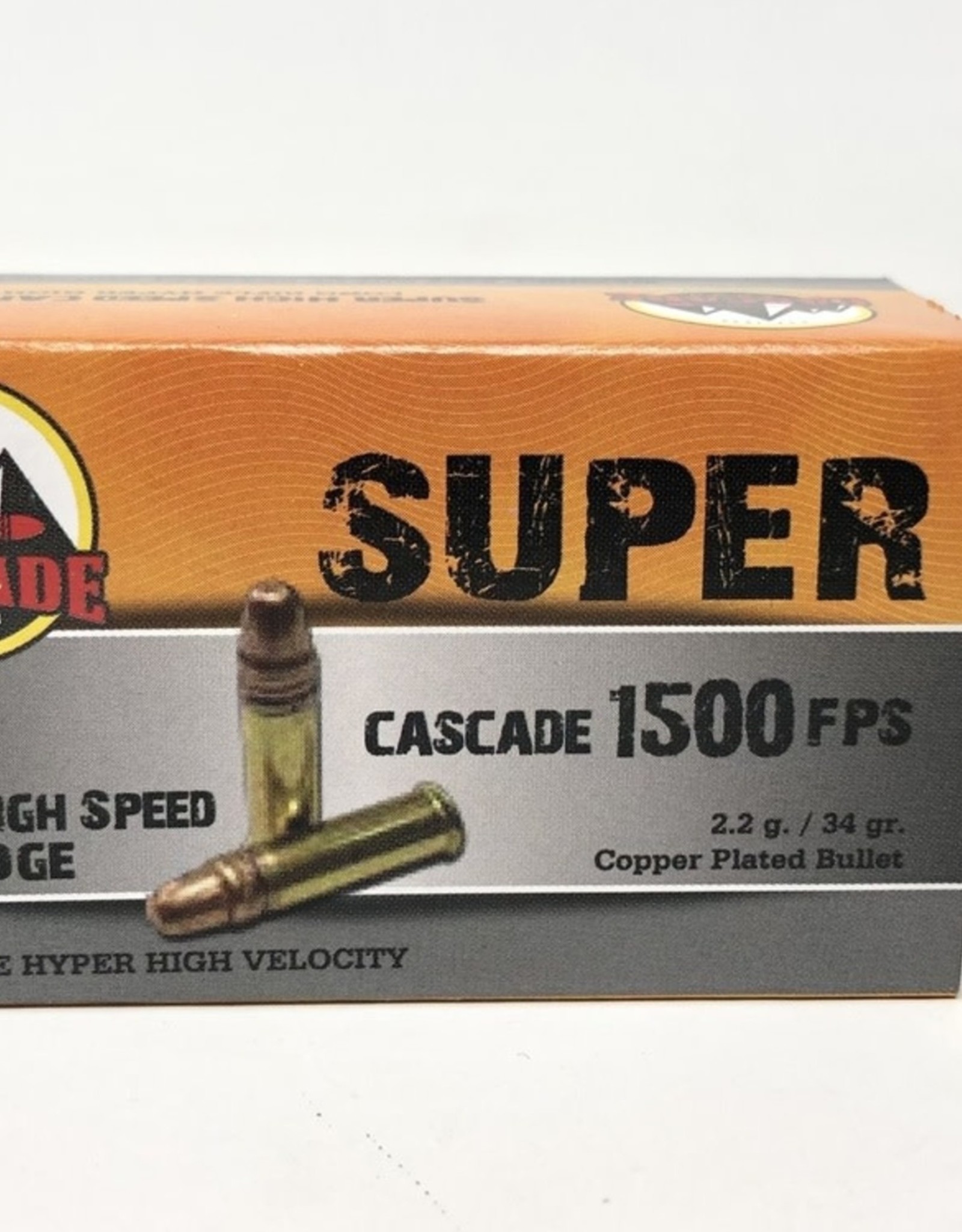 Cascade Cascade International High Velocity 22LR Ammunition  (50 Rounds)