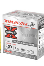 Winchester Winchester 20GA Super-X 2-3/4" Upland & Small Game #7.5shot  (25 Rounds)