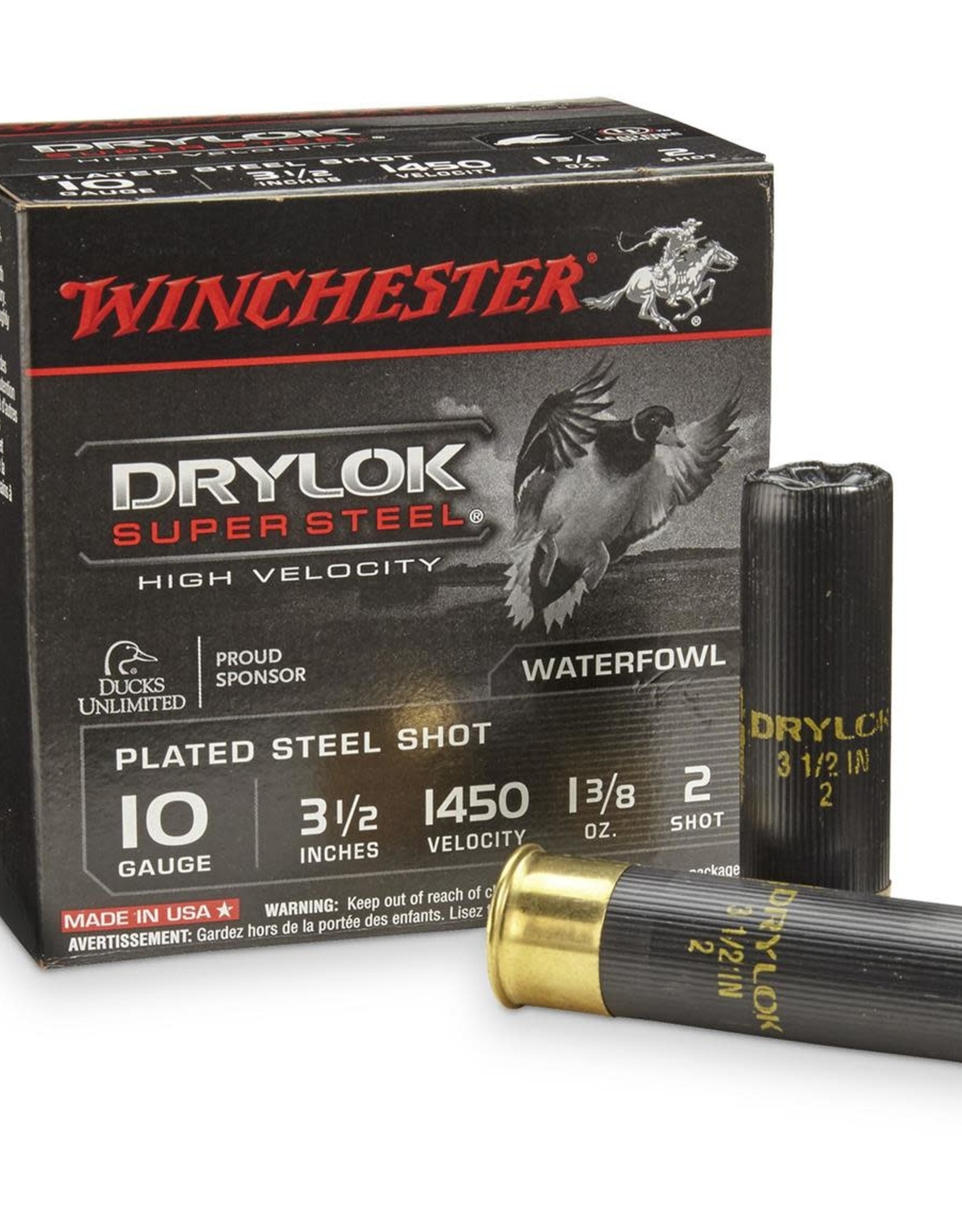 Winchester 12 Gauge Ammunition Drylok Super Steel Magnum