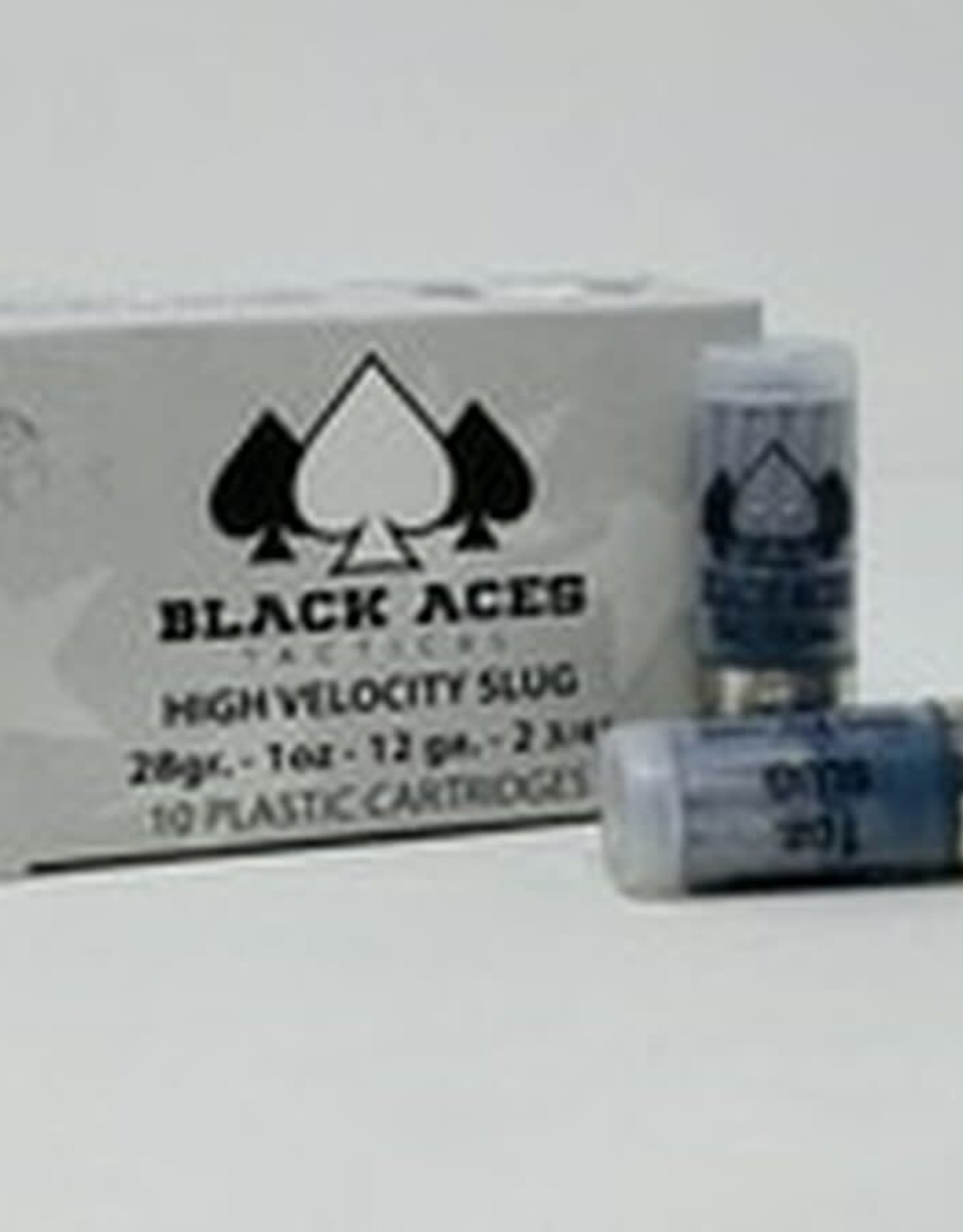 Black Aces Black Aces Tactical 12 Gauge Ammunition 2-3/4" 1oz High Velocity Slug  (10 Rounds)