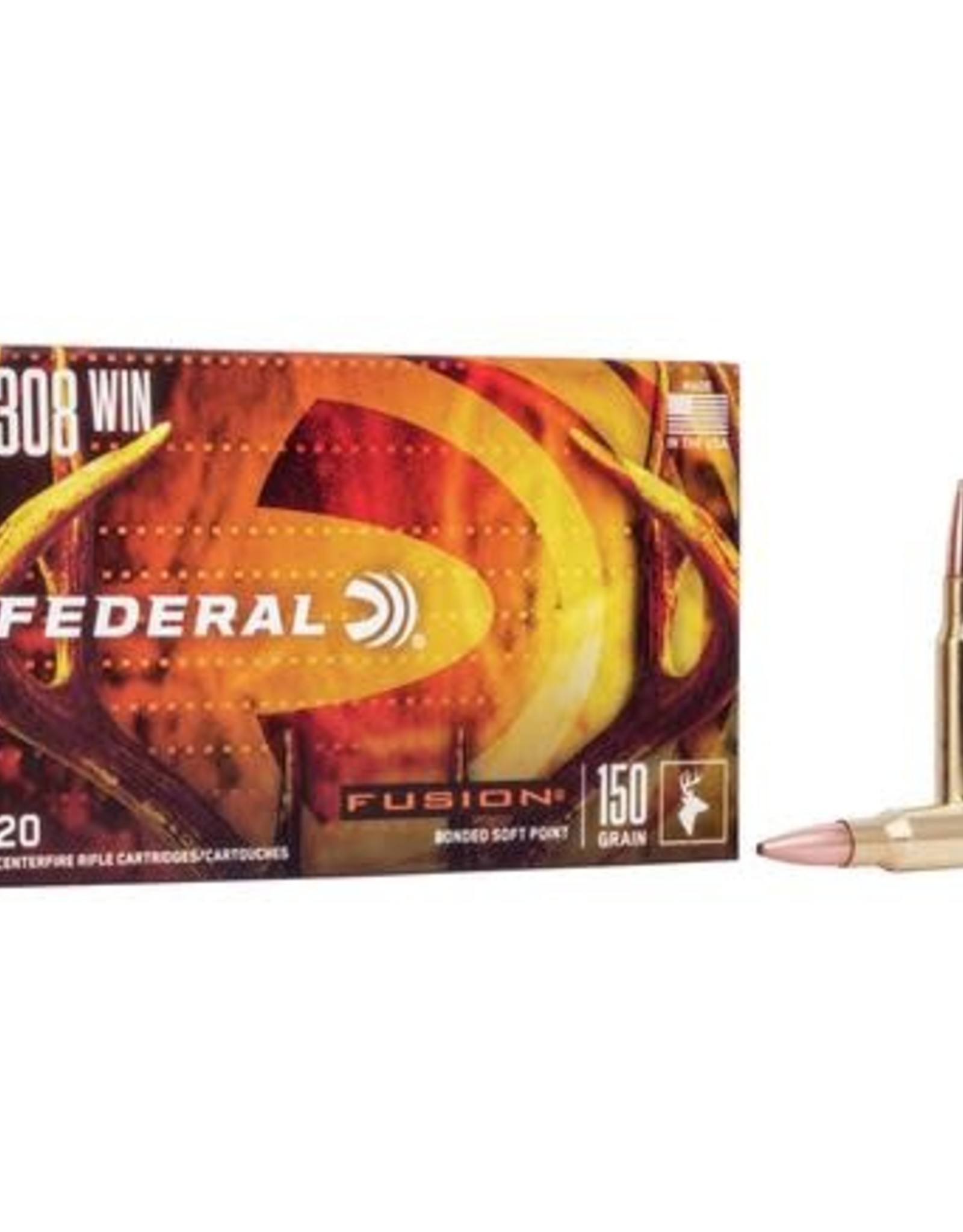 Federal Federal Fusion Rifle Ammunition 308Win 150Gr (20ct)