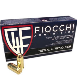 Fiocchi Fiocchi .380 Auto Ammunition FI380AP 95 Grain FMJ  (50 Rounds)