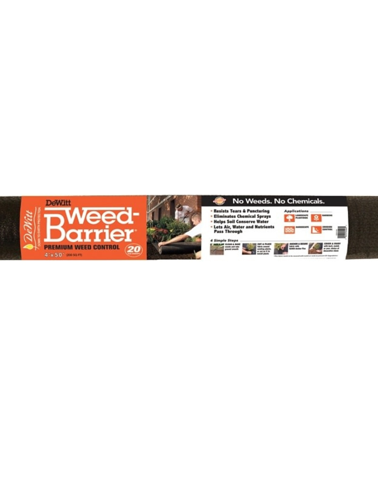 Dewitt Dewitt Weed Barrier 20yd Coverage Area - 50'x4'