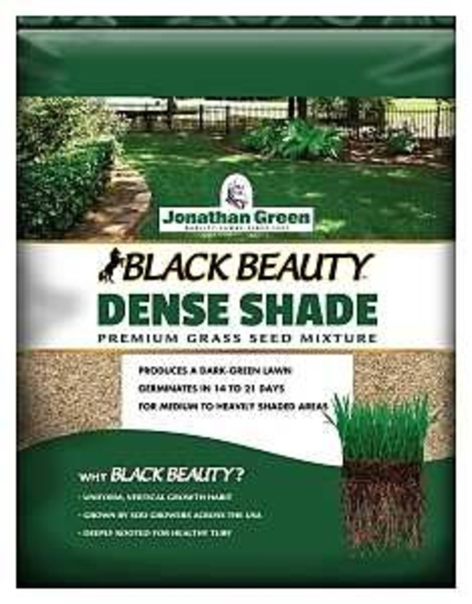 Jonathan Green Jonathan Green Black Beauty Dense Shade Premium Grass Seed 25lb Bag