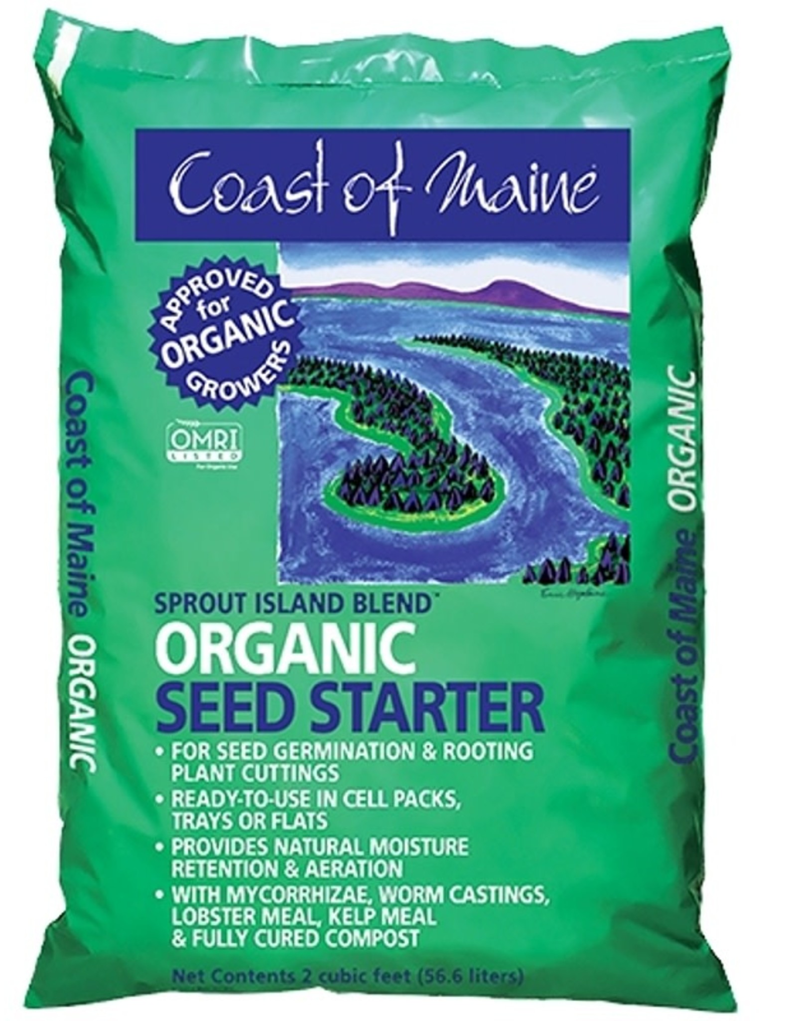 Coast of Maine Coast of Maine Sprout Island Organic Seed Starter 2CF Bag