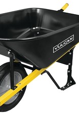 Vulcan Vulcan Contractor Wheelbarrow 6cuft Steel with Cushion grip handle