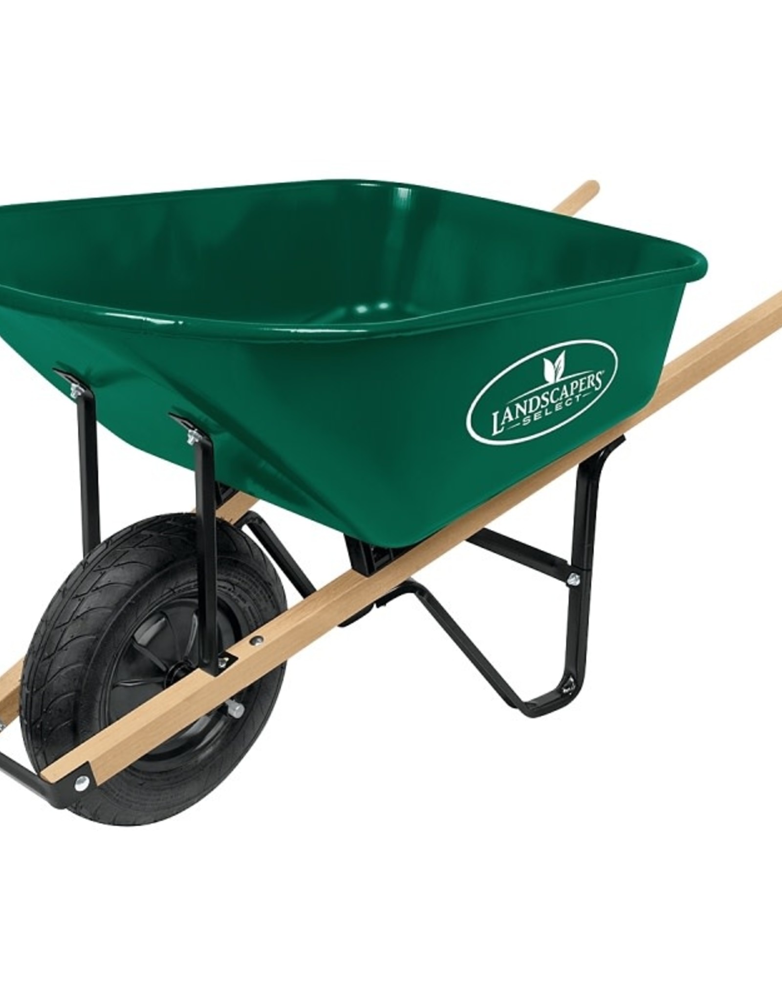 Landscaper's Select Landscaper's Select 6CuFt Steel Wheelbarrow