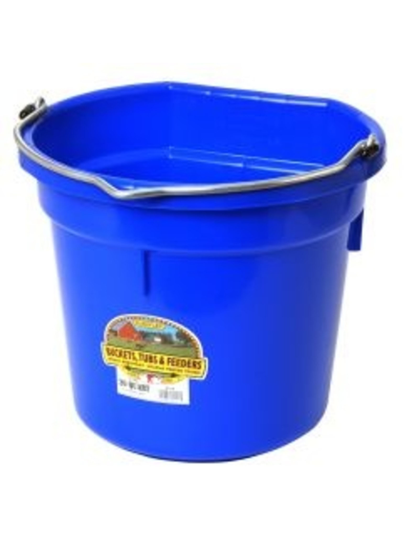 Miller Flat Back Plastic Bucket