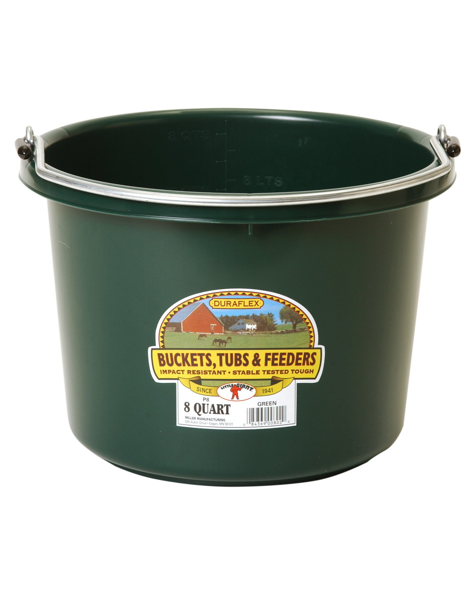 Pail Plastic Miller Round P8 8 Qt - San Diego Saddlery