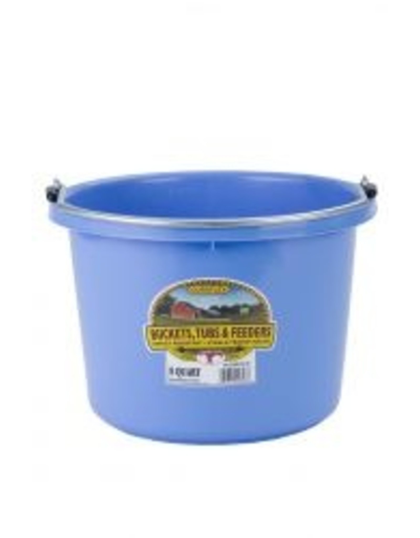 Little Giant 6.5 Gallon Plastic All-Purpose Tub Blue