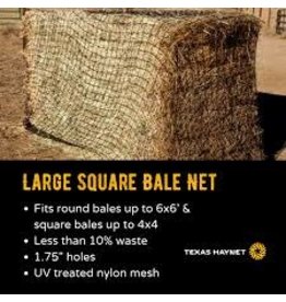 Texas Hay Bale Net Square Nylon Mesh