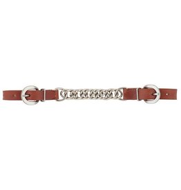 Curb StrapCanyon Rose Single Flat Link Nickel Plated Chain