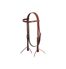 Browband Headstall Burgandy Latigo