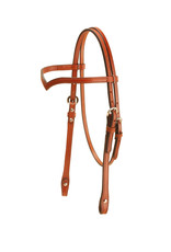 Tory Leather Headstall Vee Browband 308