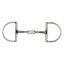 JP Hunter Dee With Copper Oval Link Snaffle Bit - San Diego Saddlery