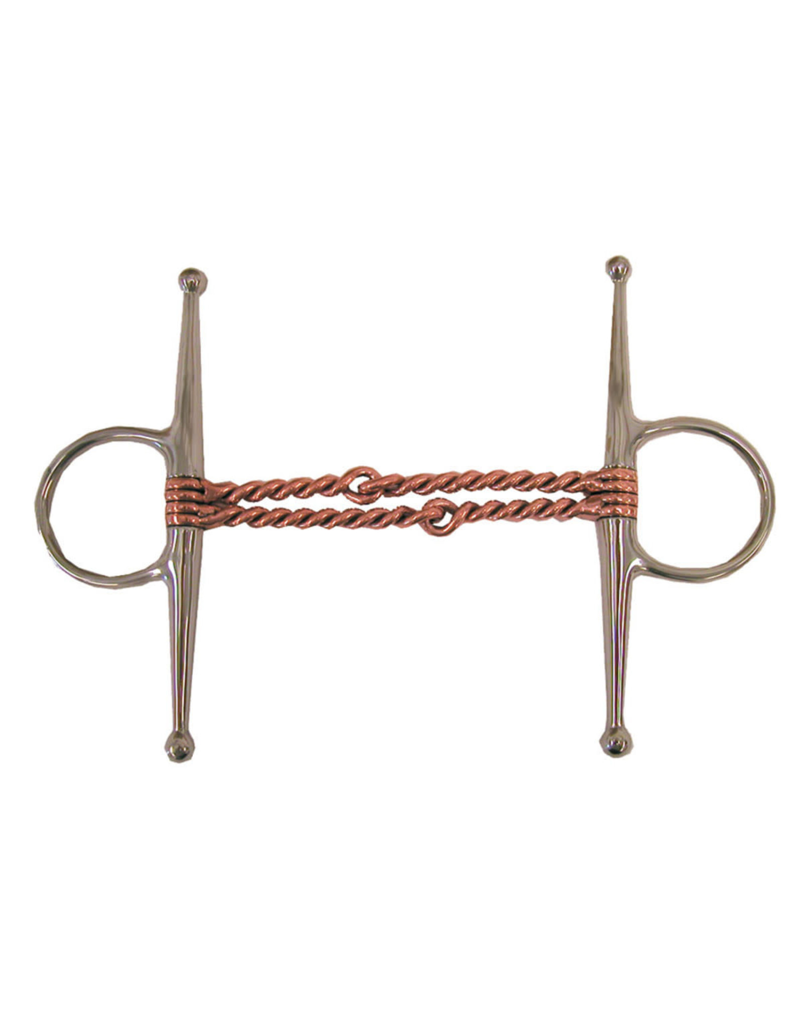 Bit Copper Mouth Double Twisted Wire Full Cheek Bit 5"