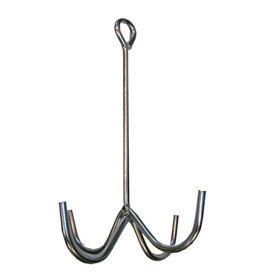 Tack Cleaning Hook 4 prong Chrome