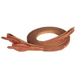 Pro Tack Split Reins Quick Change Leather Tab Bit Ends  5/8" X 8'