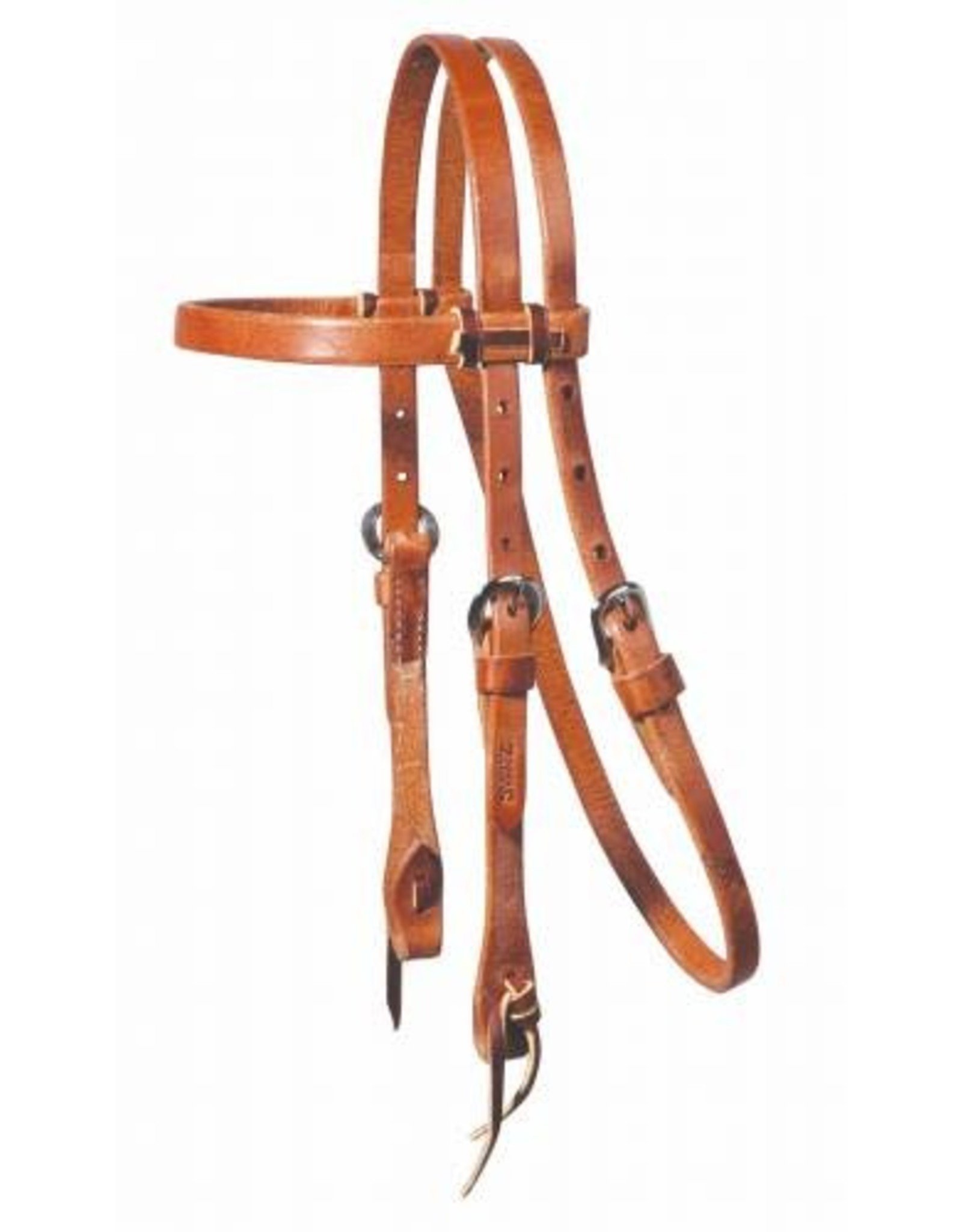 Professionals Choice Headstall Laced Browband Harness Leather 5/8" Cob/Arab