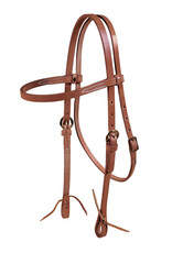 Headstall #466 Browband Single Ply Harness leather