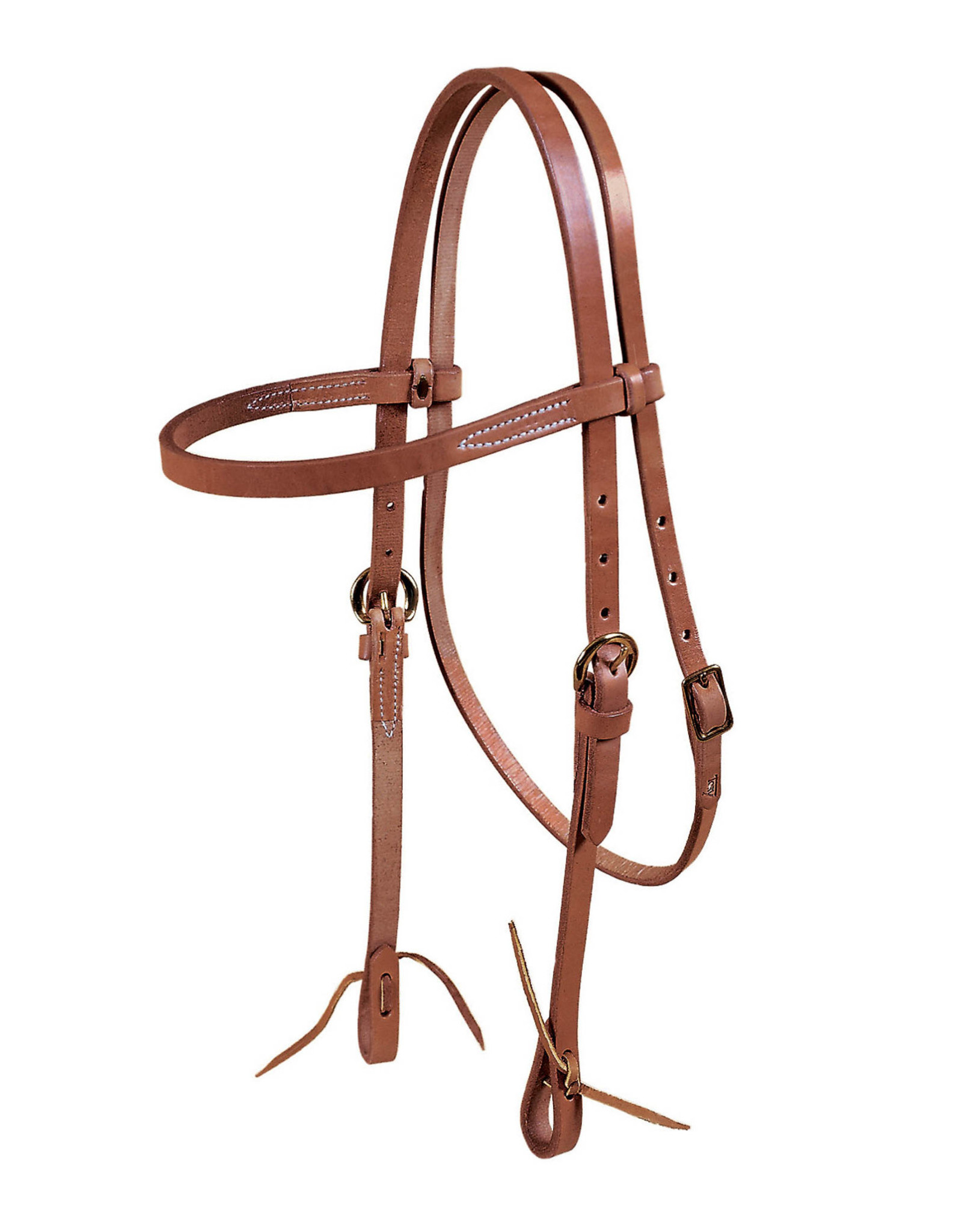 Headstall #466 Browband Single Ply Harness leather