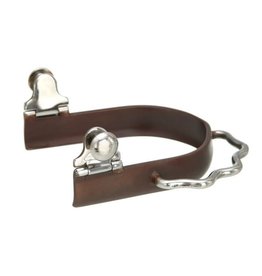 Kelly Silver Star Spurs Antique Brown Sidewinder Bumper Ladies