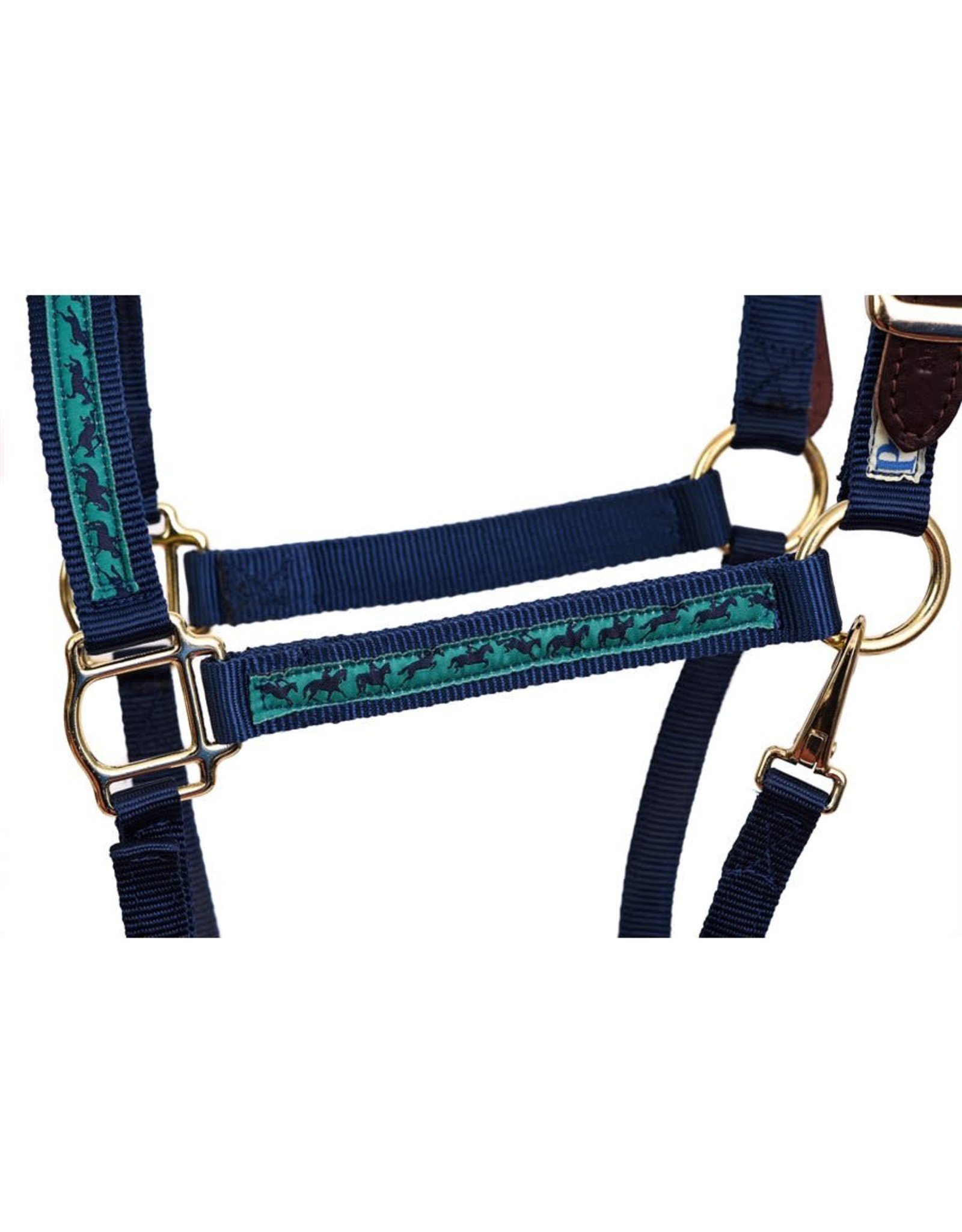 Perri’s Halter Safety Navy Jumping Horses