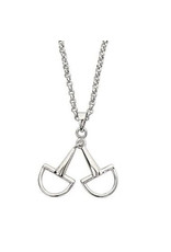 Necklace Sterling Silver Snaffle Bit Pendant