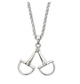 Necklace Sterling Silver Snaffle Bit Pendant
