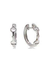 Earrings  Sterling Silver Snaffle Bit Hoop