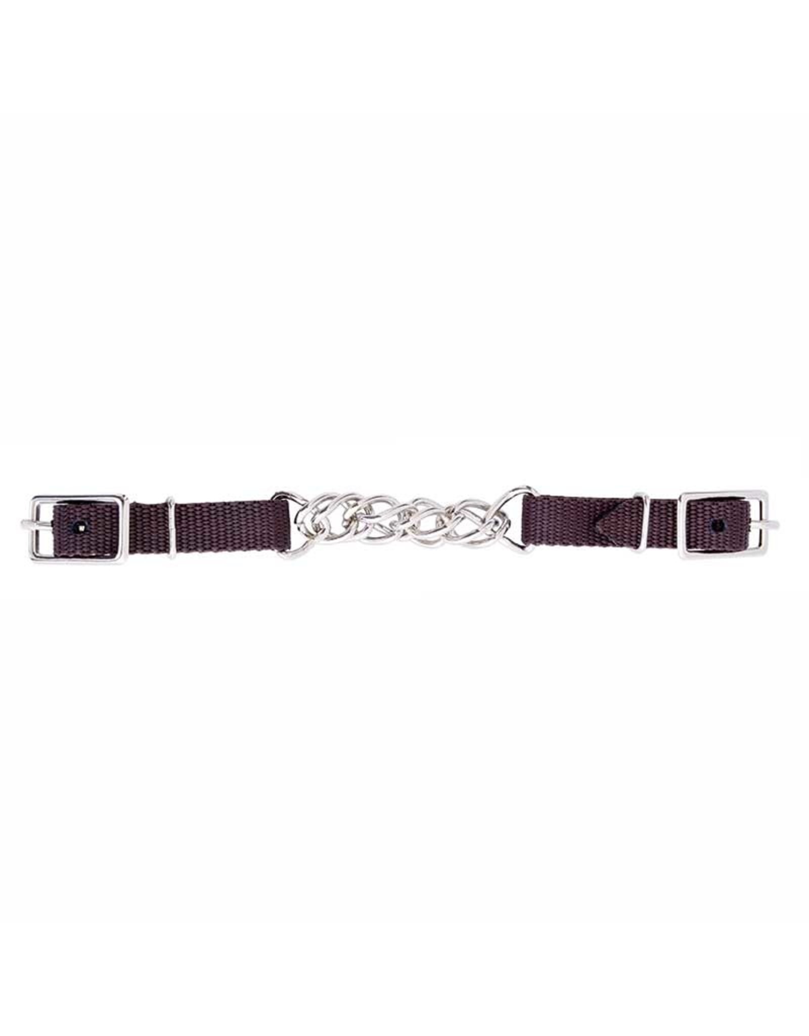 Metalab Nickel Plated Curb Chain Brown