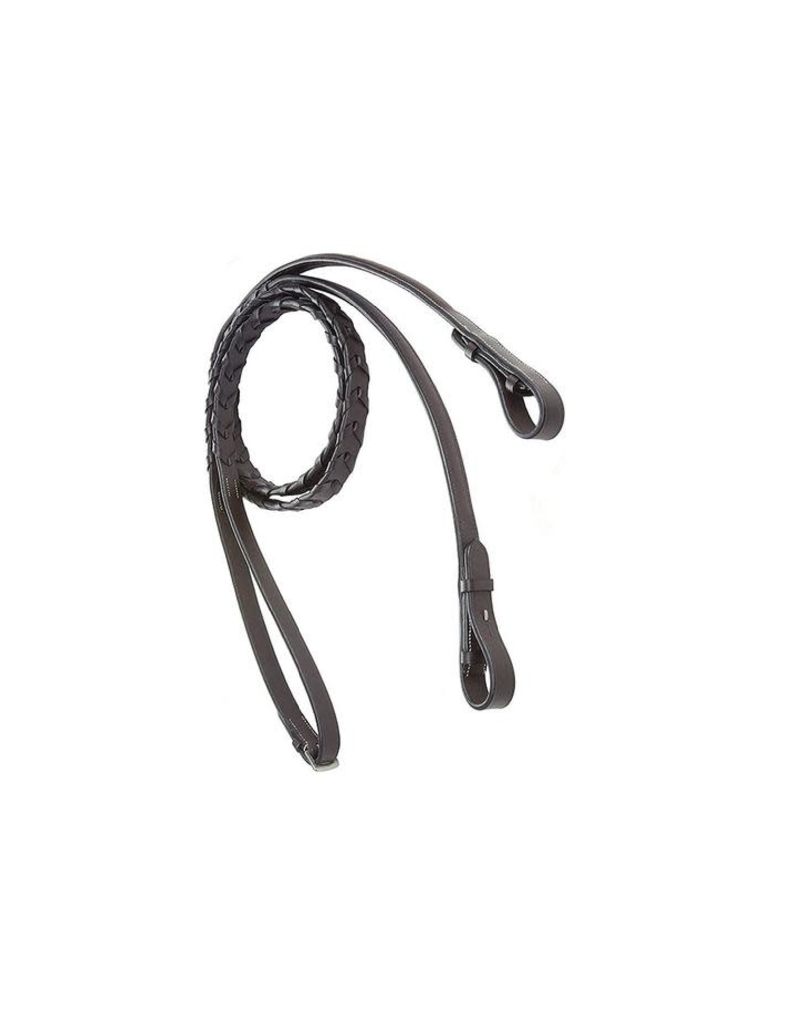 Grewal Bridle Pinehurst Havana Fancy Stitch Laced Reins