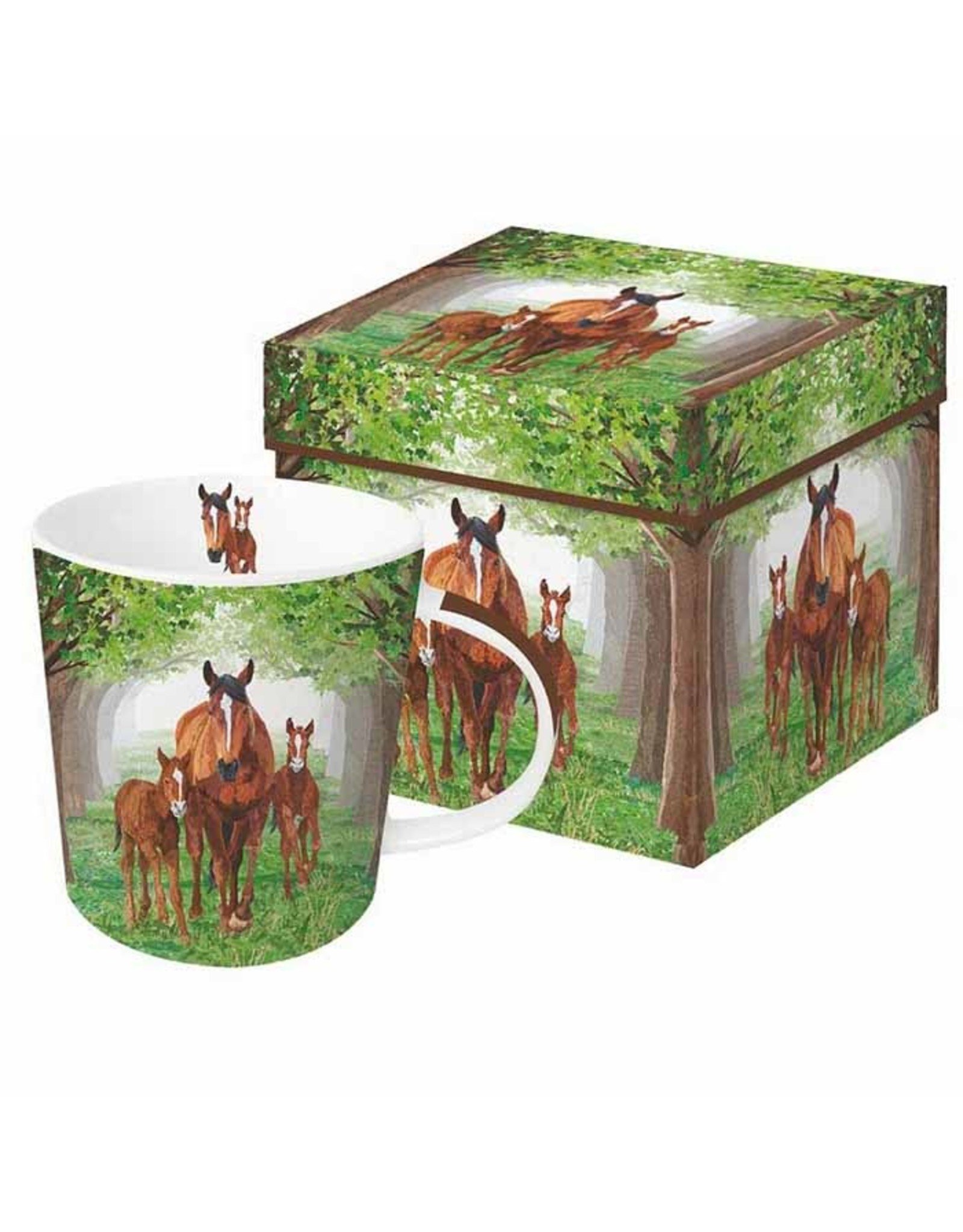 Mare and Foal Boxed Mug